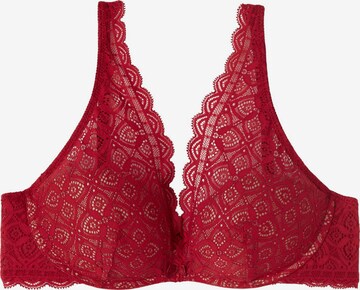 INTIMISSIMI Triangle Bra 'Giorgia' in Red: front