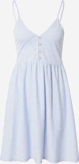 ABOUT YOU Kleid 'Janine' in hellblau / weiß, Produktansicht