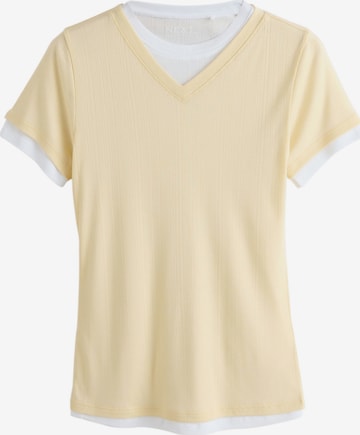 T-shirt Next en jaune : devant