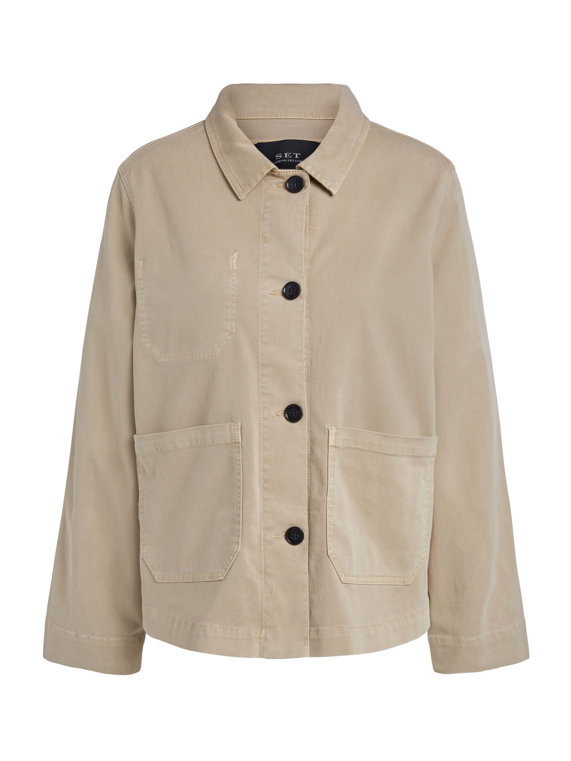 SET Jacke in Beige: Vorderseite