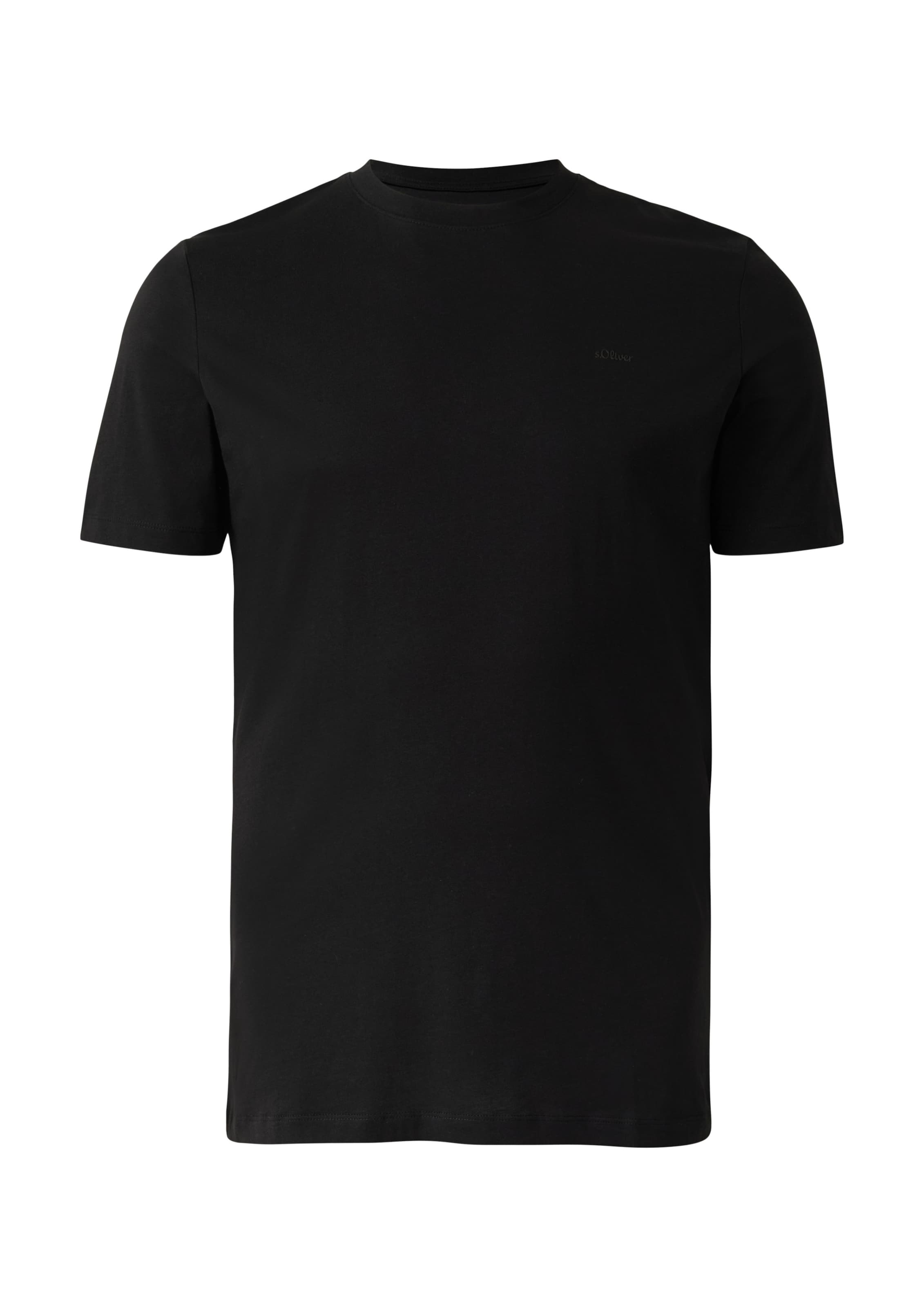 s.Oliver Shirt in Black: front