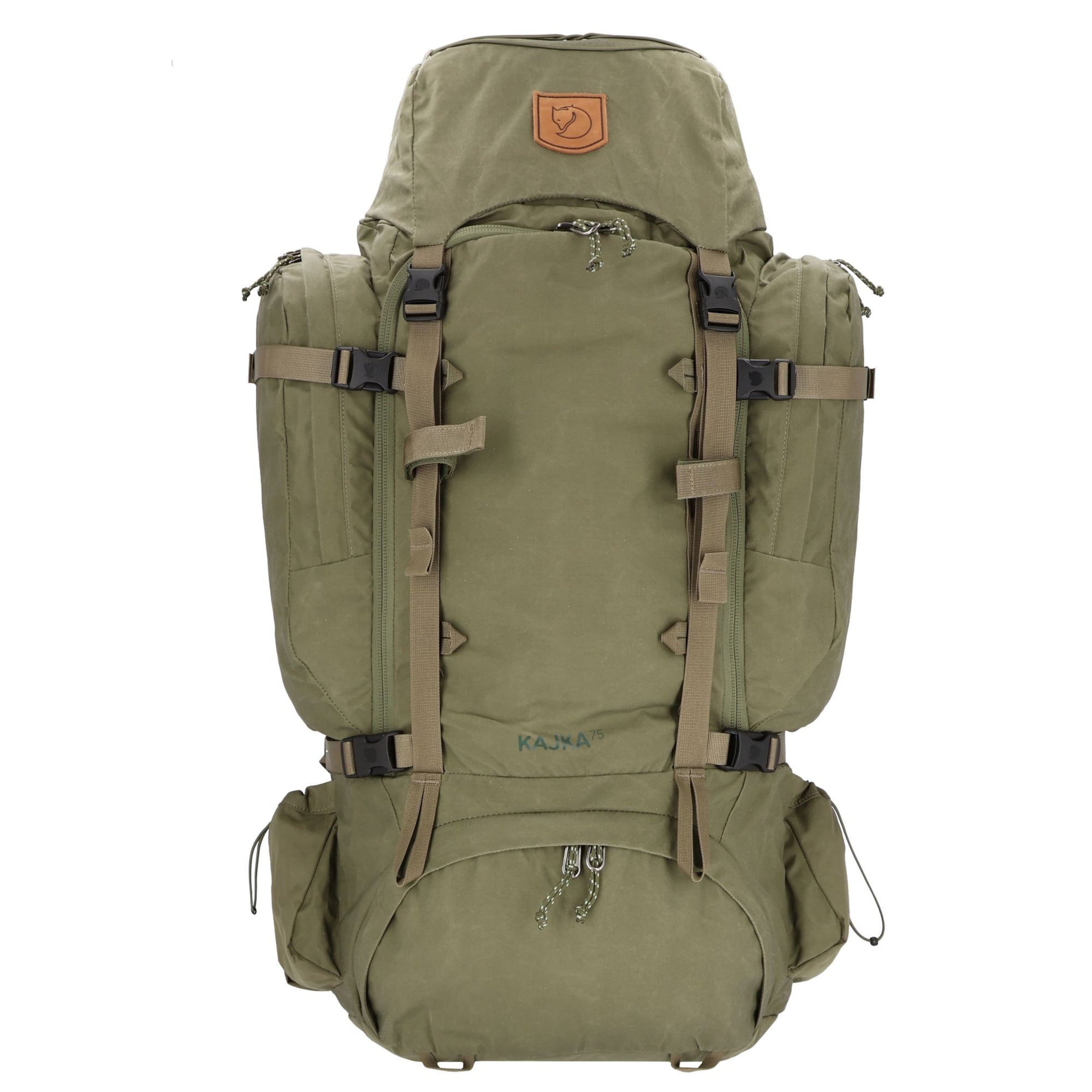 Sac à dos de sport 'Kajka 75' Fjällräven en vert : devant