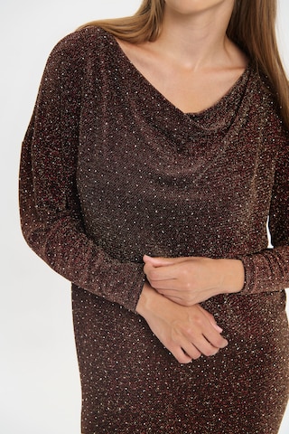 SAINT TROPEZ Jurk in Bruin