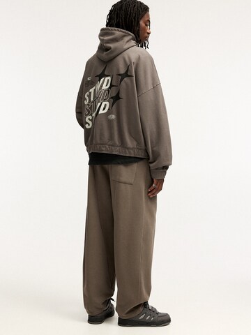 Pull&Bear Sweatvest in Grijs
