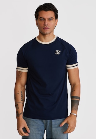 SikSilk Koszulka 'Tournament' w kolorze niebieski: przód
