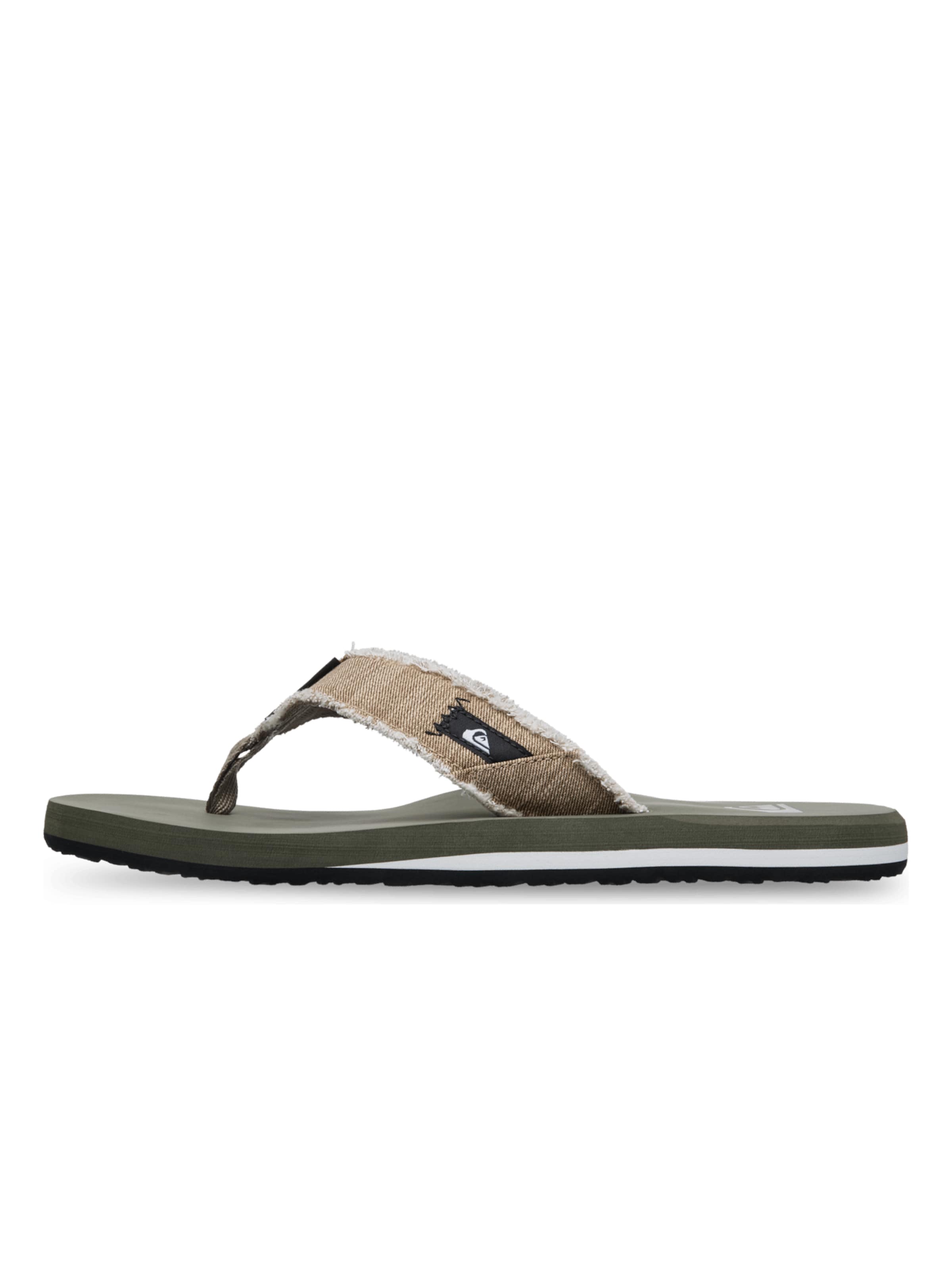 QUIKSILVER T-Bar Sandals 'Monkey Abyss' in Beige: front