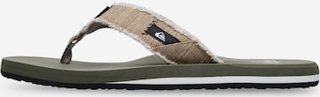 QUIKSILVER T-Bar Sandals 'Monkey Abyss' in Beige: front