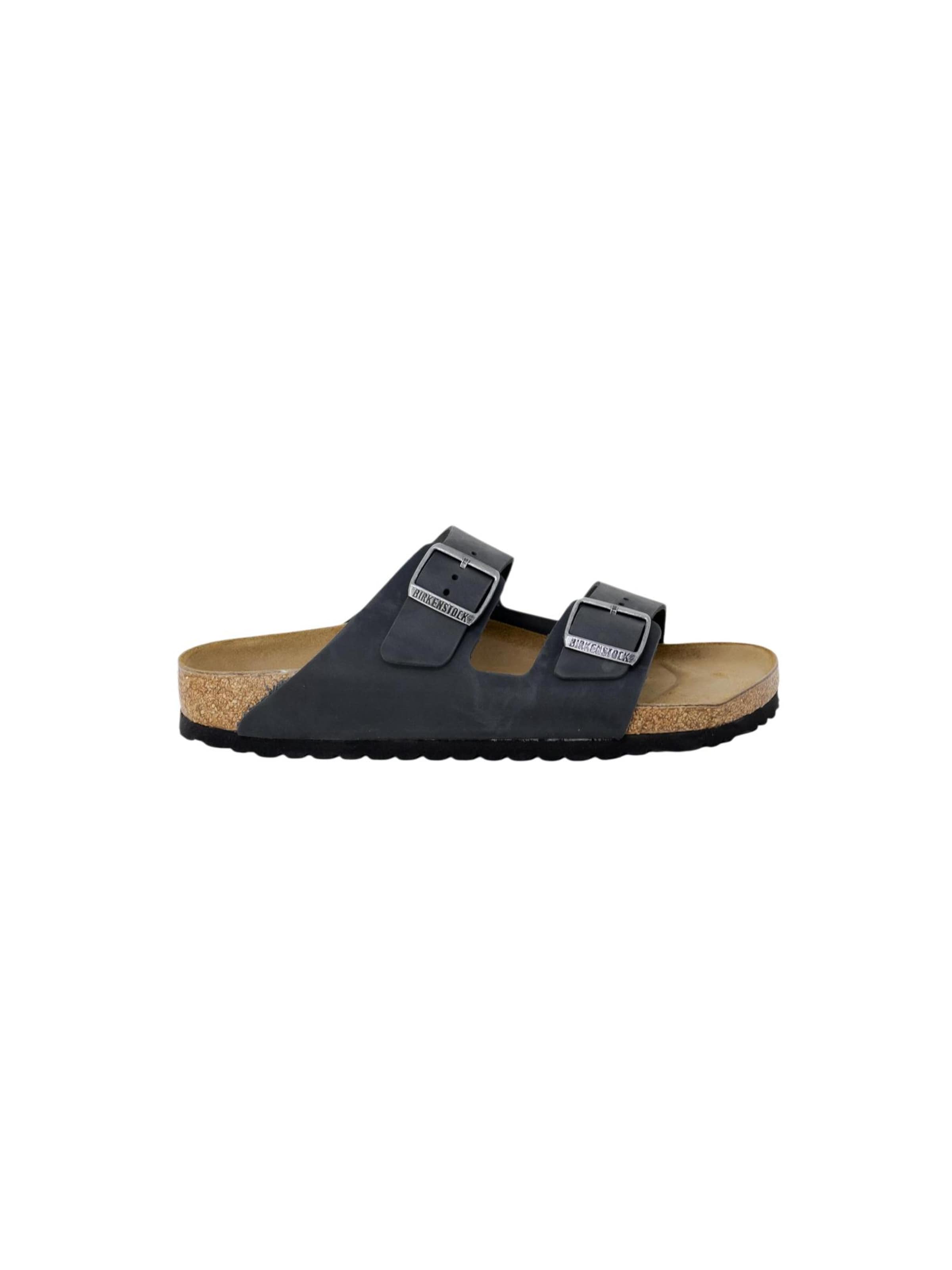 Slipper 'Arizona BS 552113' di BIRKENSTOCK in nero: frontale