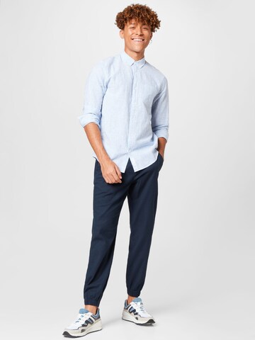 Abercrombie & Fitch Tapered Hose in Blau