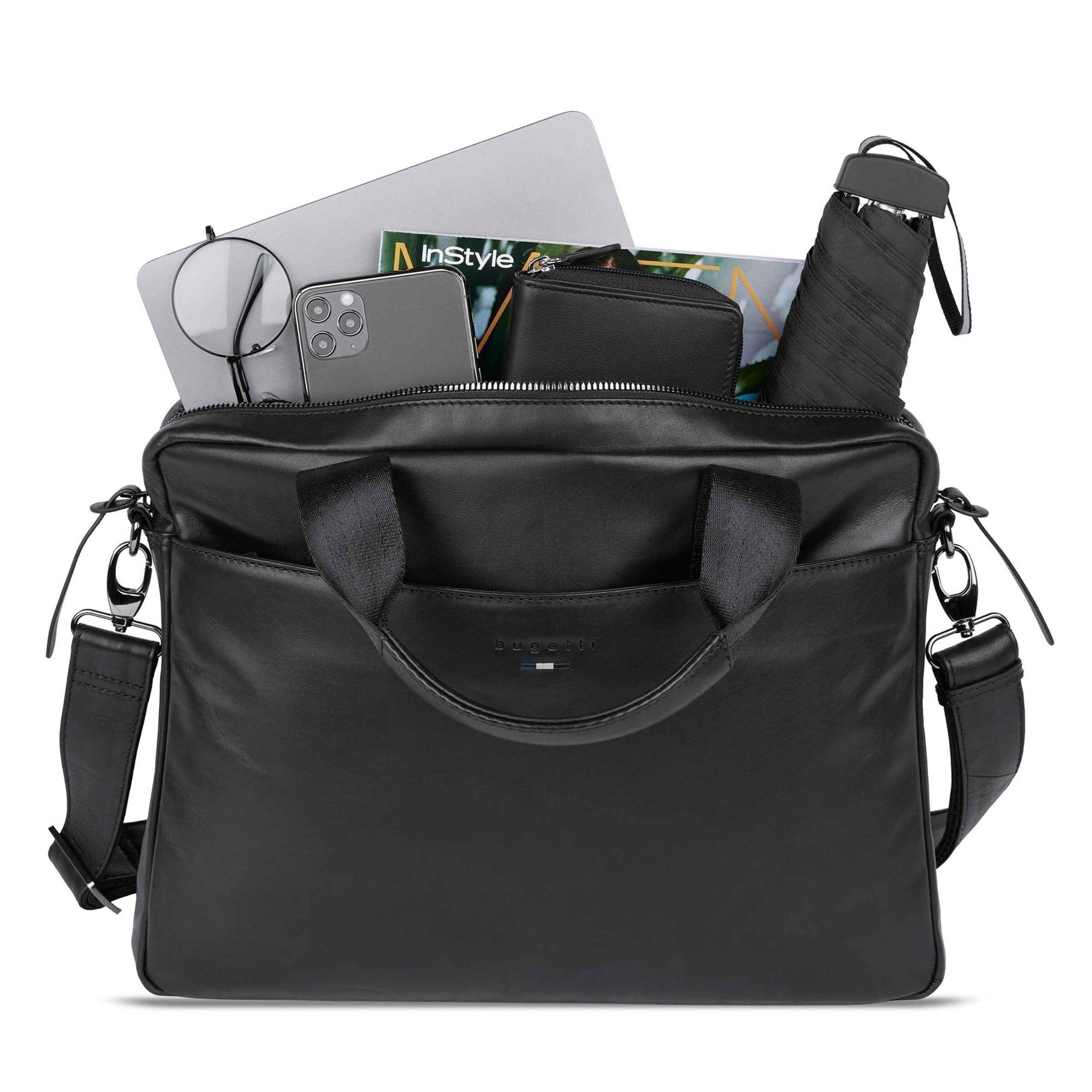 bugatti Document Bag 'Romeo' in Black