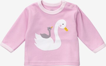 Baby Sweets Shirt 'Lovely Swan' in Pink: predná strana