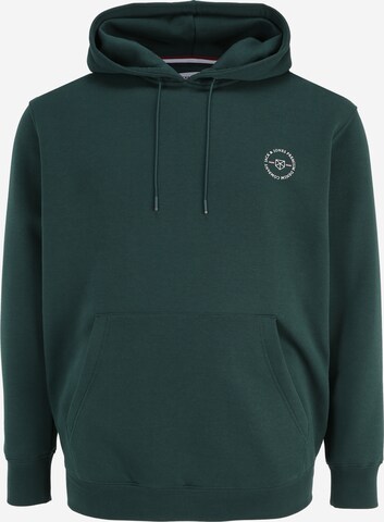 Jack & Jones Plus Sweatshirt in Green: front