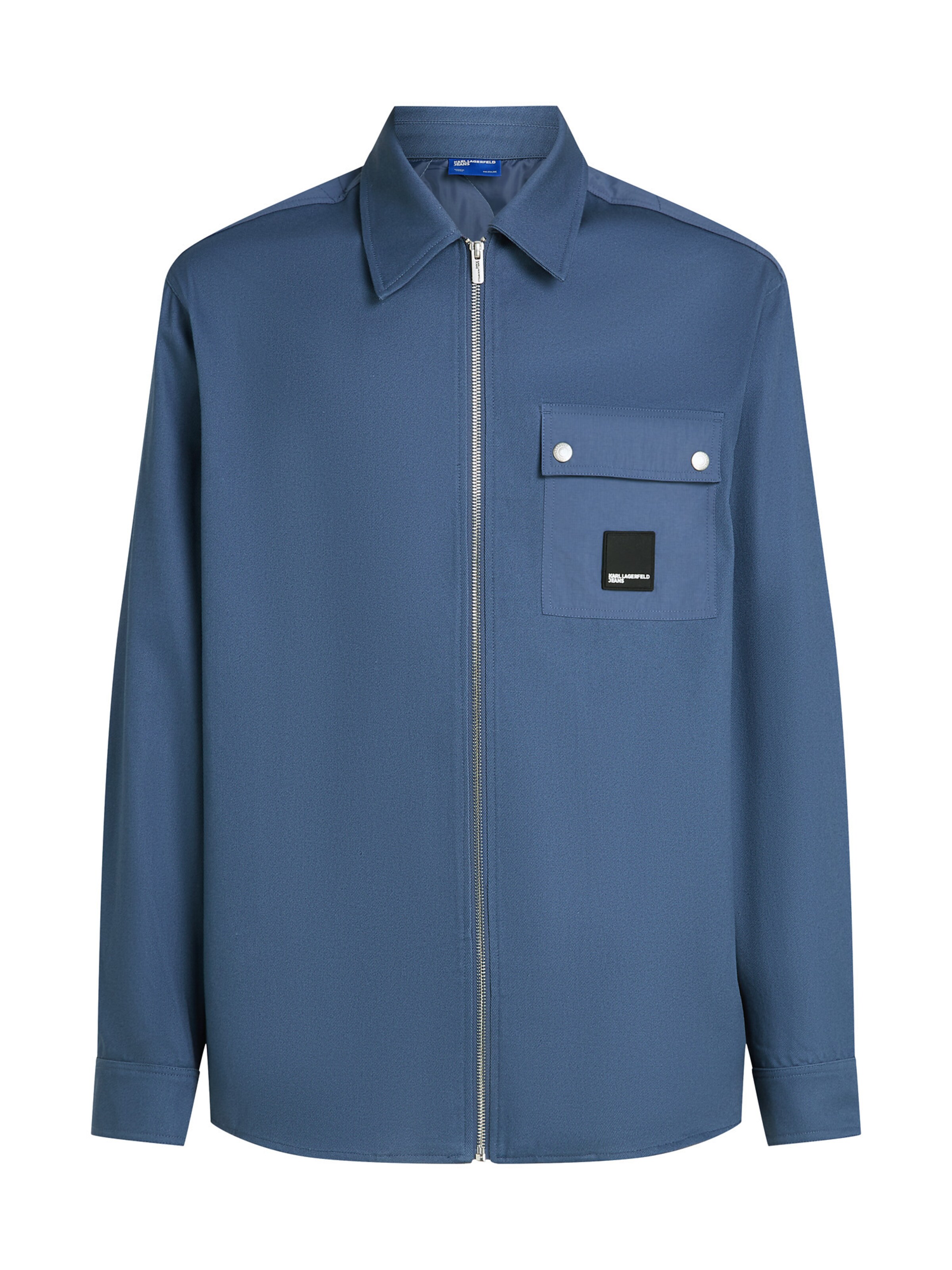 mėlyna KARL LAGERFELD JEANS Demisezoninė striukė: priekis