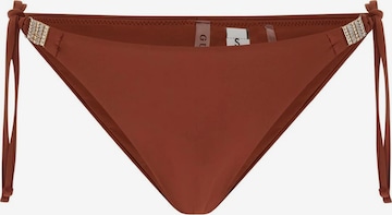 GUESS Bikini Bottoms in Brown: front