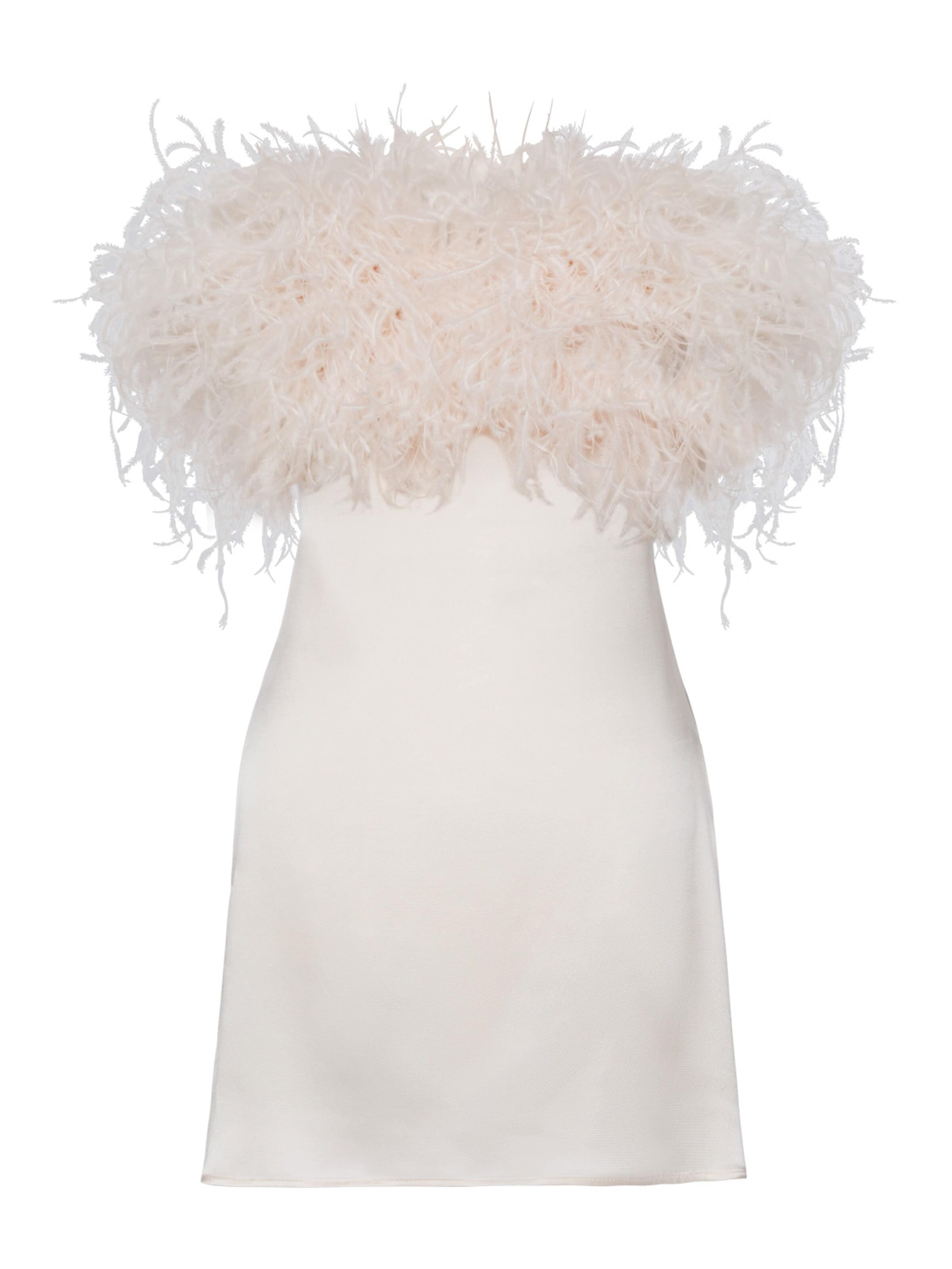 Anse Victorin Cocktailjurk 'Melody' in Beige: voorkant