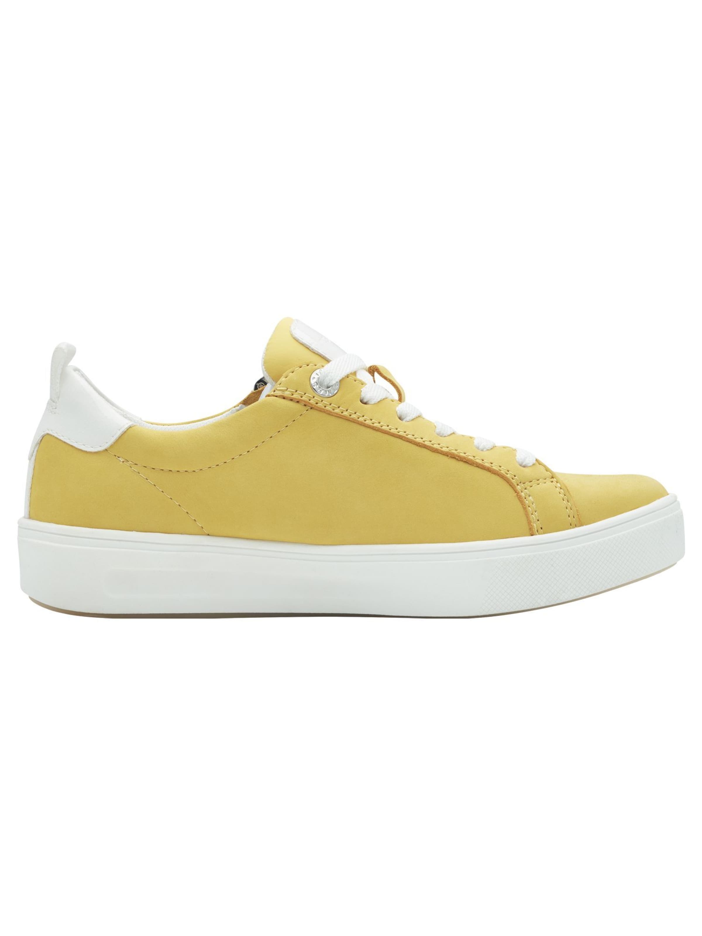 Baskets basses Tamaris en jaune
