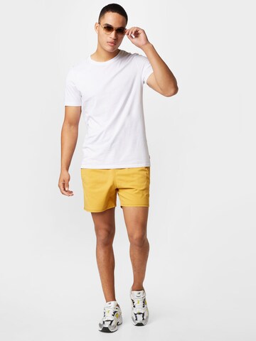 Superdry Normální Kalhoty – žlutá