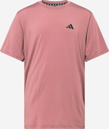 T-Shirt fonctionnel 'Essentials' ADIDAS PERFORMANCE en rouge : devant