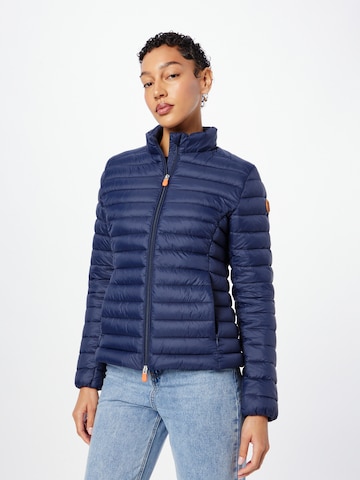 SAVE THE DUCK Between-Season Jacket 'CARLY' in Blue: front