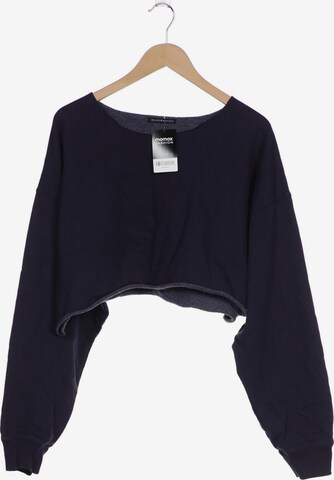 Brandy Melville Sweatshirt & Zip-Up Hoodie in L in Blue: front