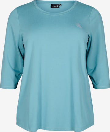 Maglia funzionale di Active by Zizzi in blu: frontale
