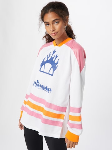 About You x Ellesse Skjorte 'Gizemo' i hvit: forside