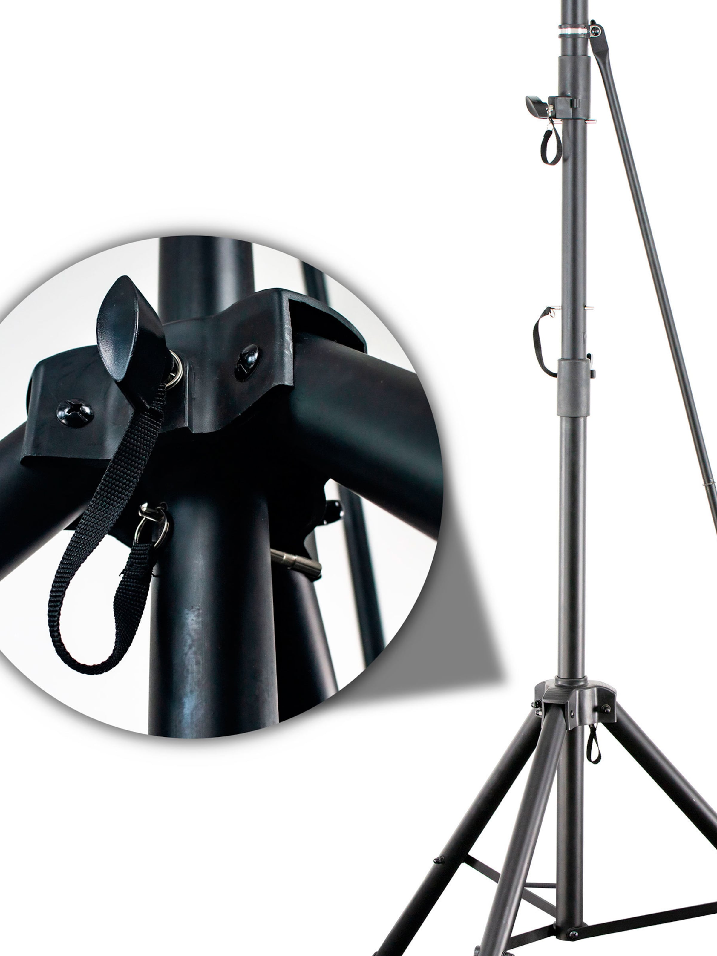 BULL'S Dartständer ' Vibex Mobile Dartboardständer Dartscheibe Transportabel Freistehend ' in Schwarz