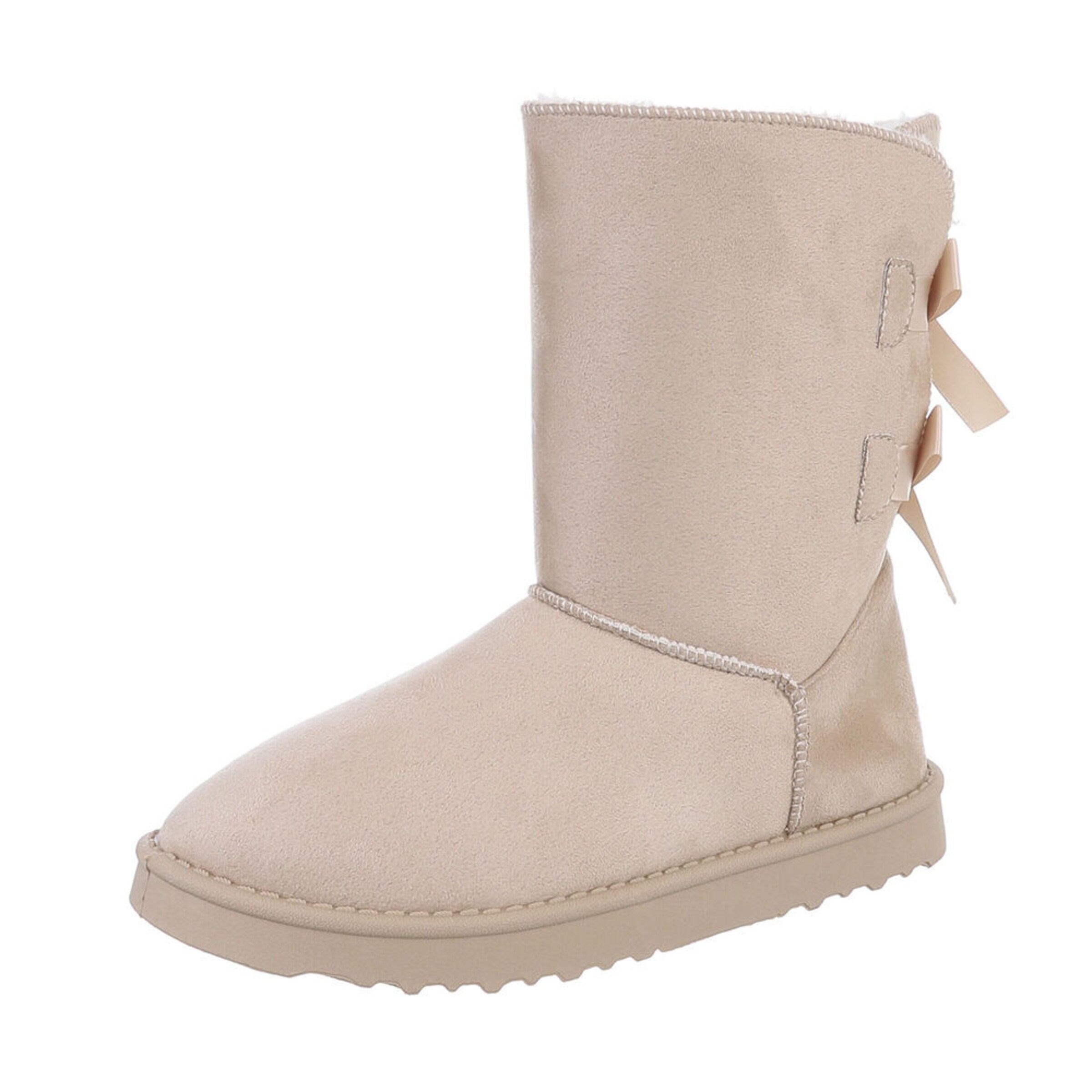 Ital-Design Snowboots in Beige: Vorderseite