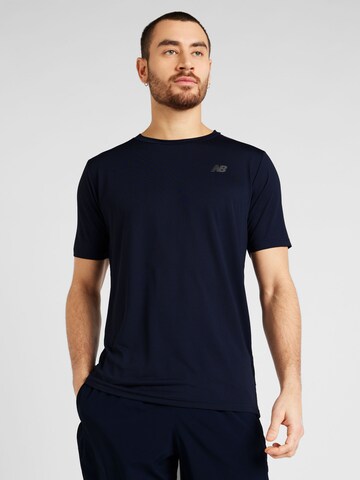 new balance Performance shirt in Black: front