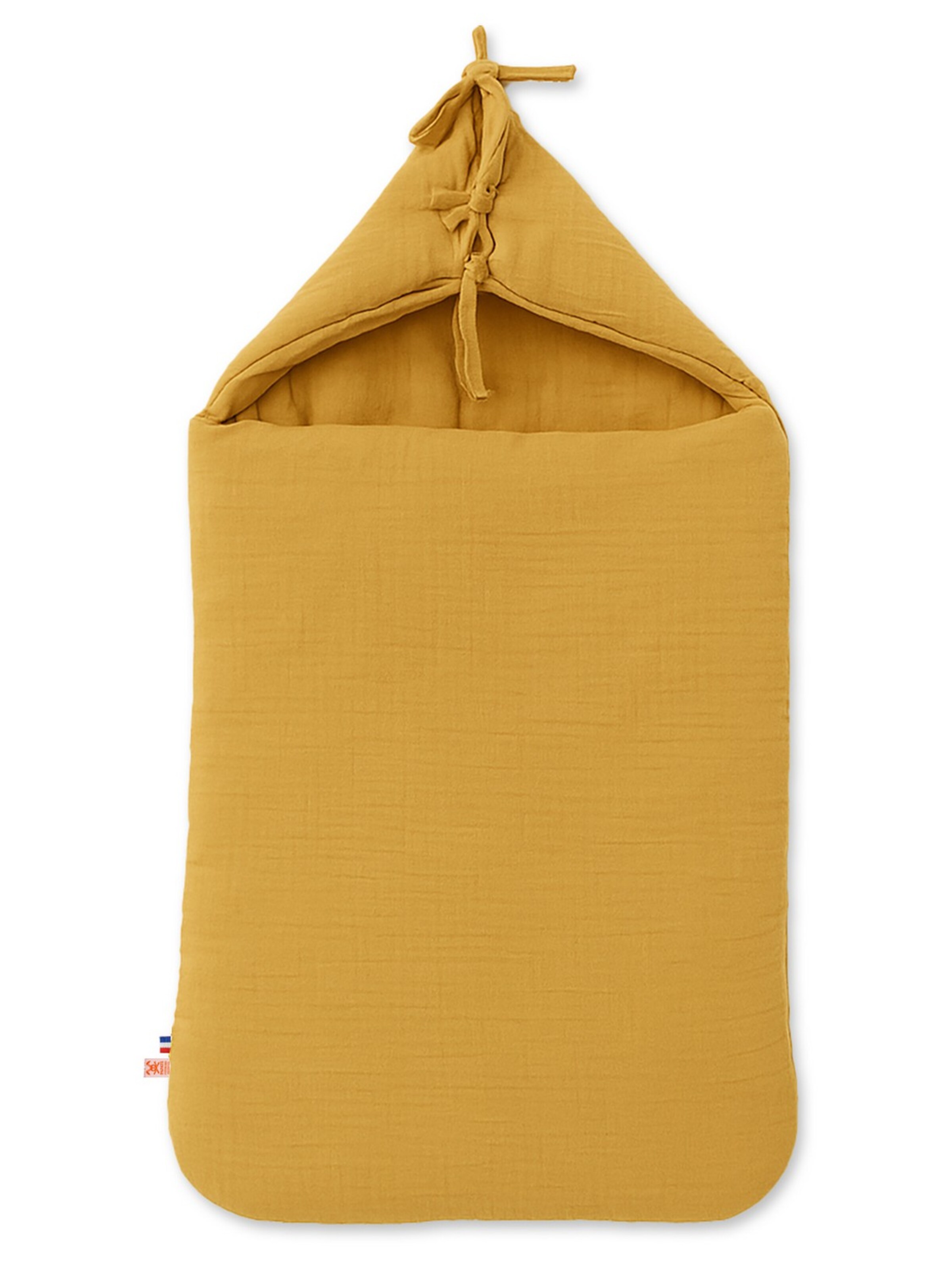 Sac de couchage PAPATE en jaune : devant