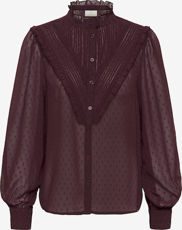 Kaffe Bluse in Braun: Vorderseite