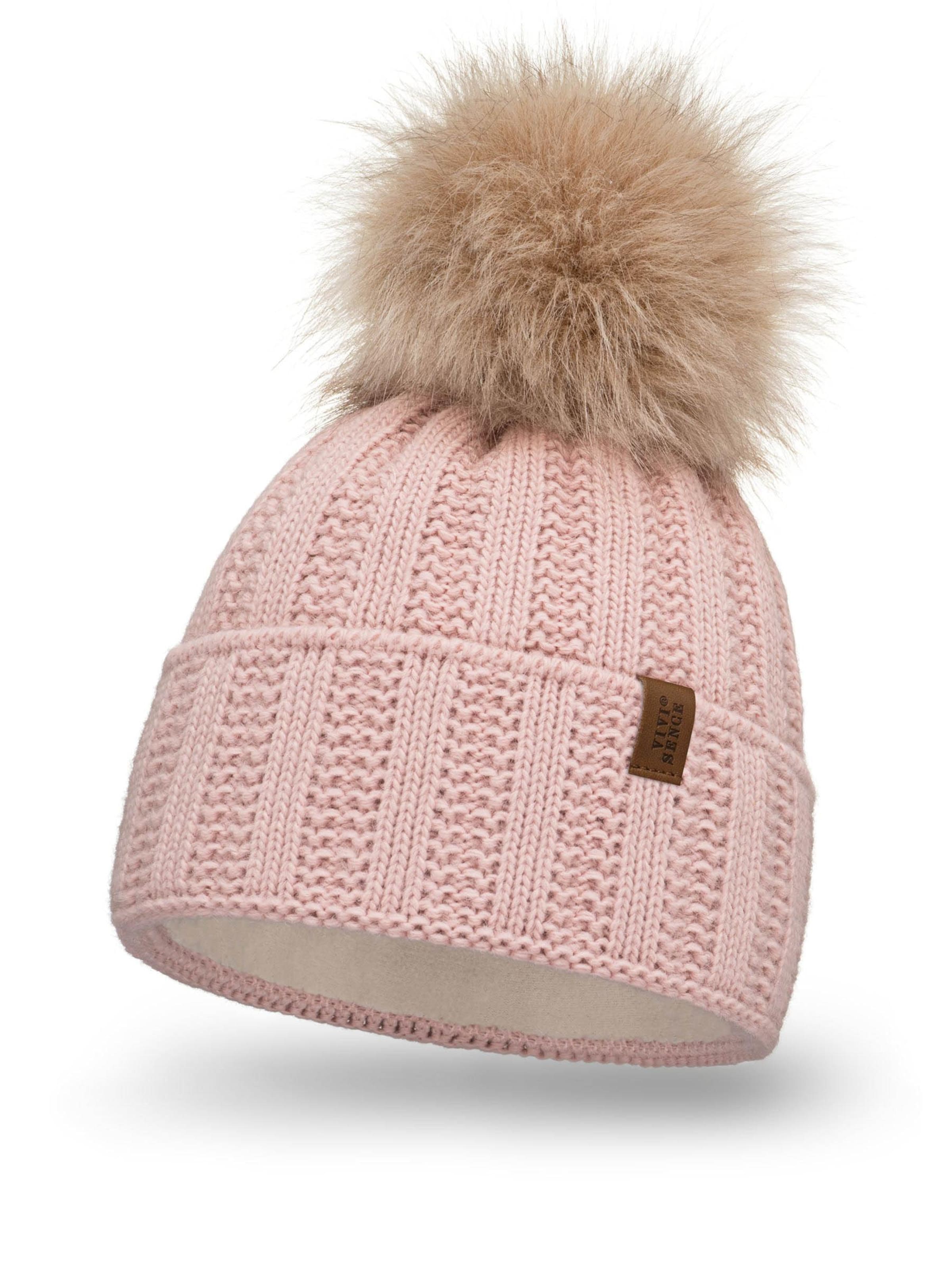 Vivisence Mütze '7019'‌‌‌‌ in Pink: Vorderseite