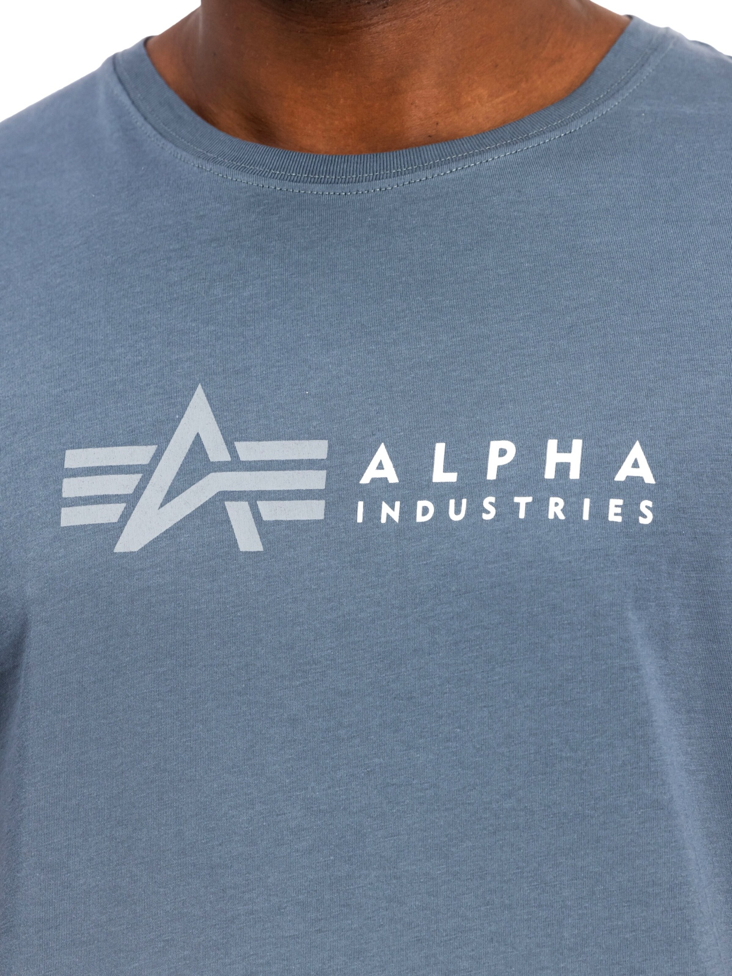 ALPHA INDUSTRIES Shirt in Blue