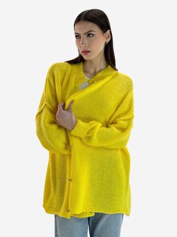 Elara Strickjacke in Gelb