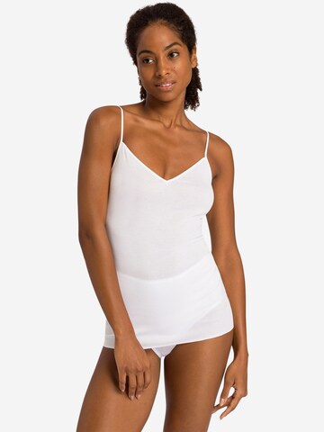 Hanro Unterhemd 'Cotton Seamless'‌‌ in Schwarz: Vorderseite