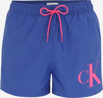 Calvin Klein Swimwear - Bermudas en azul: frente