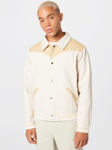 ABOUT YOU Limited Between-season jacket 'Kian' in Beige: front