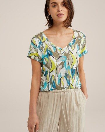 WE Fashion Shirt in Groen: voorkant