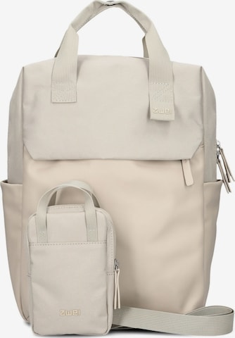 ZWEI Backpack 'LOU LUR140' in Beige: front
