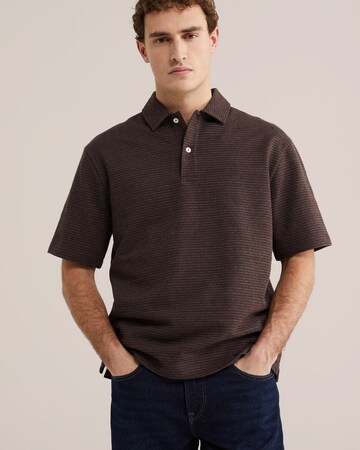 WE Fashion Μπλουζάκι σε καφέ: μπροστά