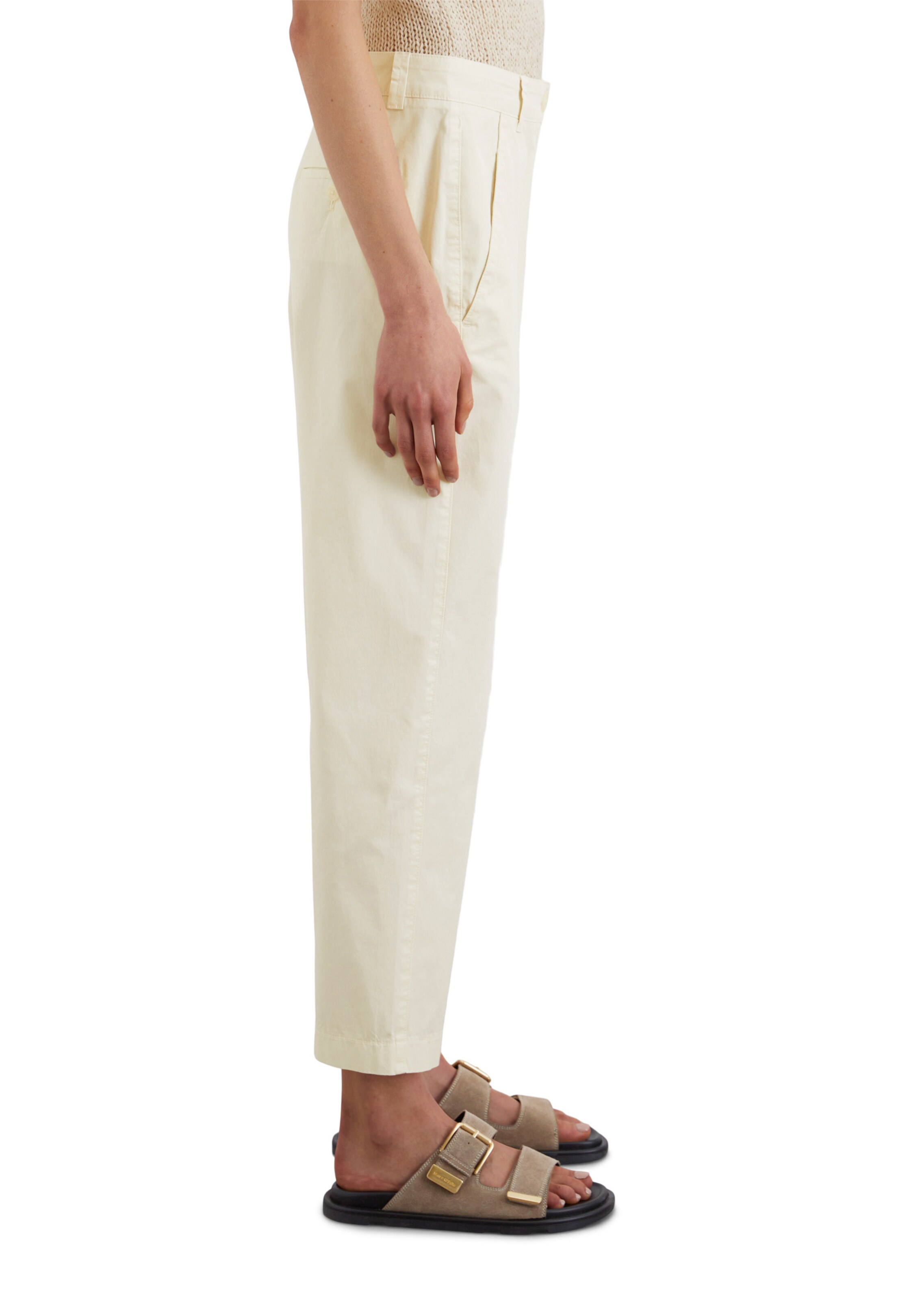 Marc O'Polo Loosefit Broek in Wit