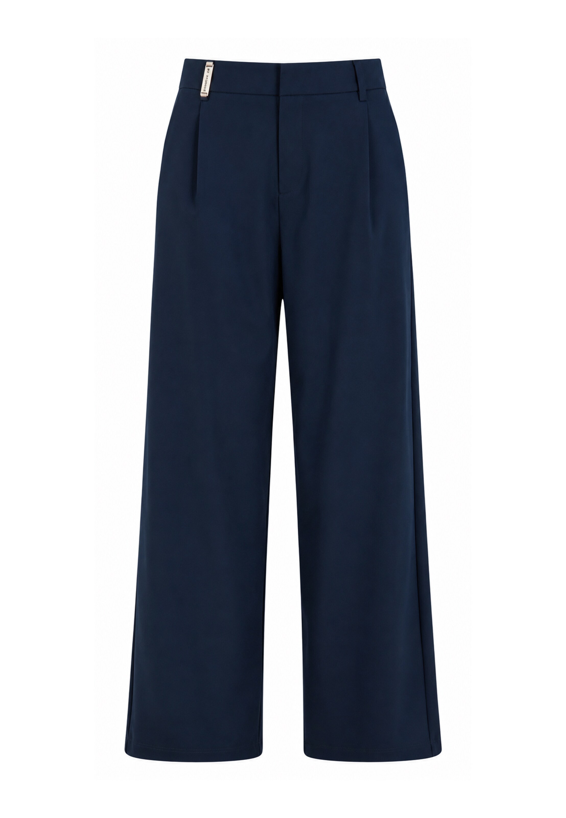2Y Studios - Pantalón plisado en azul: frente