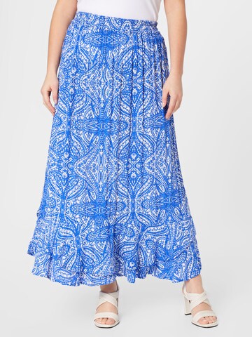 ONLY Carmakoma Skirt in Blue: front