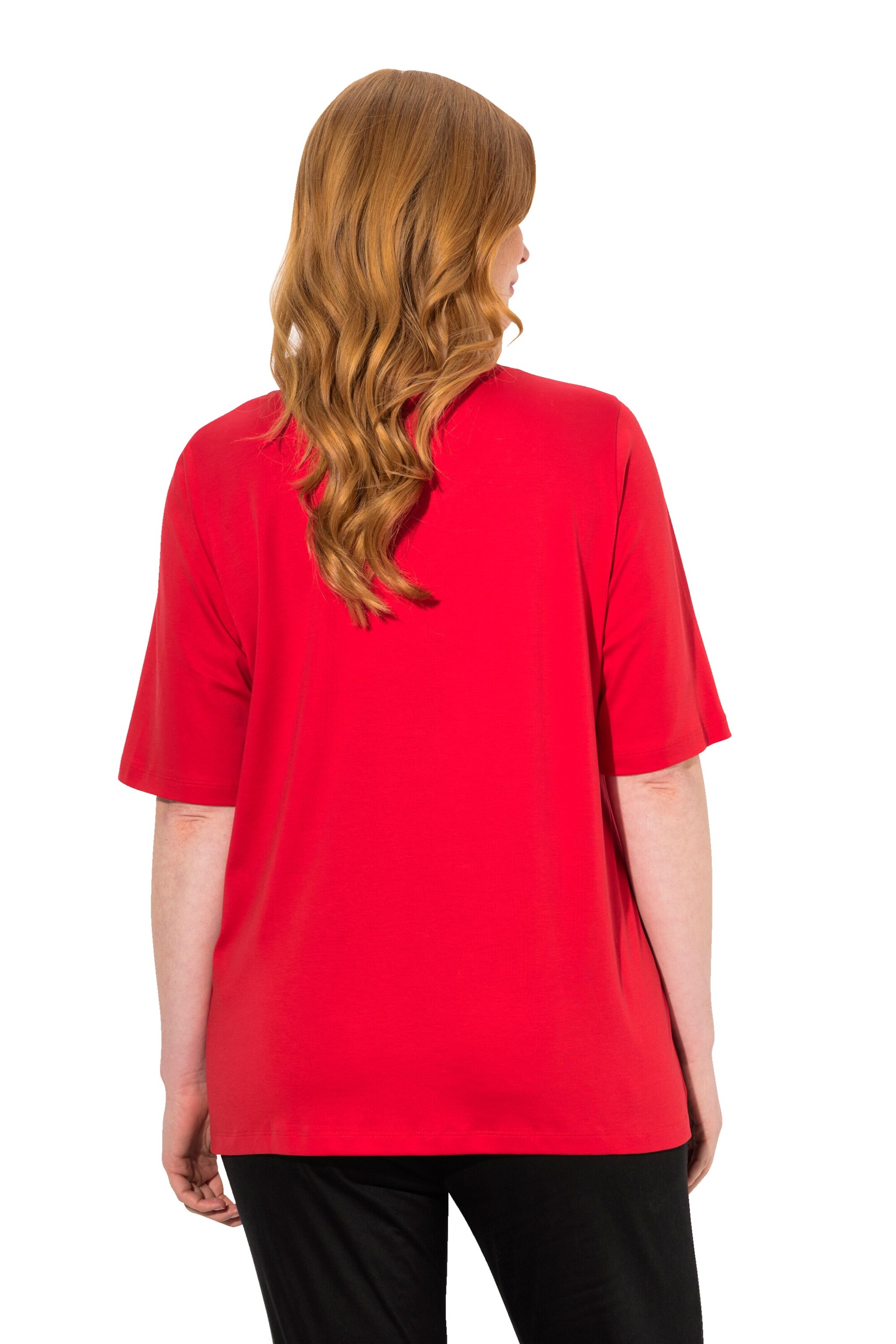 T-shirt Ulla Popken en rouge
