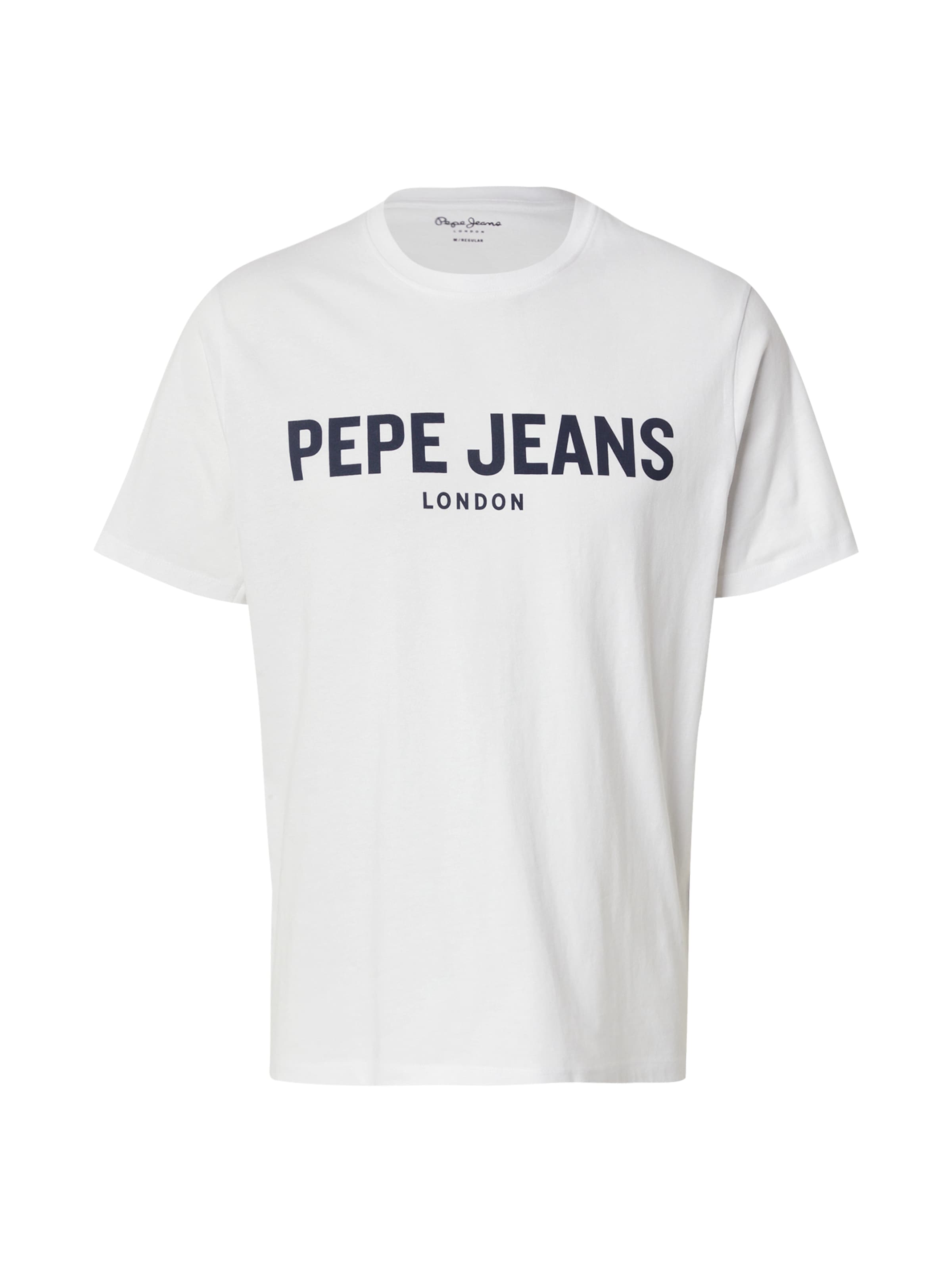 Tricou de la Pepe Jeans pe alb: față