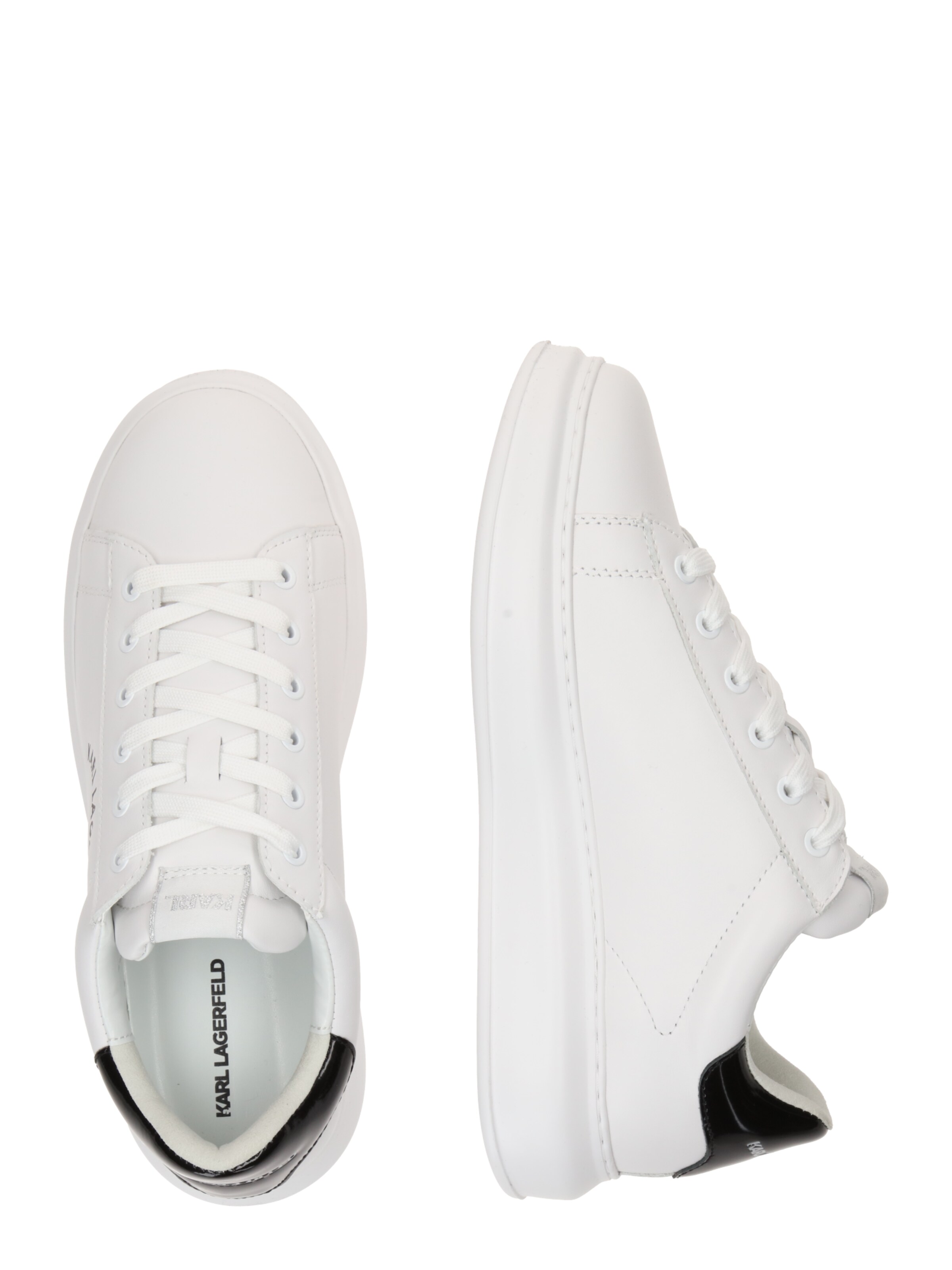 Sneaker low de la Karl Lagerfeld pe alb