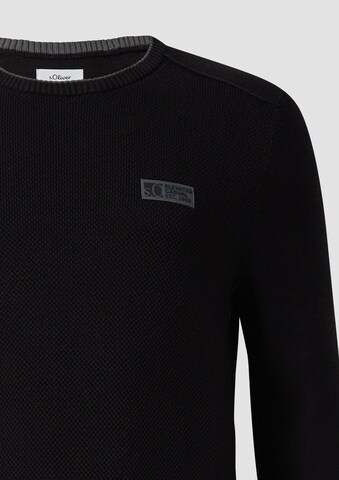 s.Oliver Pullover in Schwarz