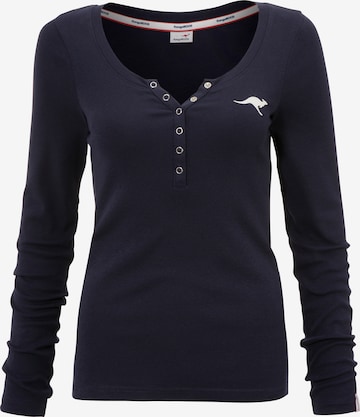 KangaROOS Shirt in Blue: front