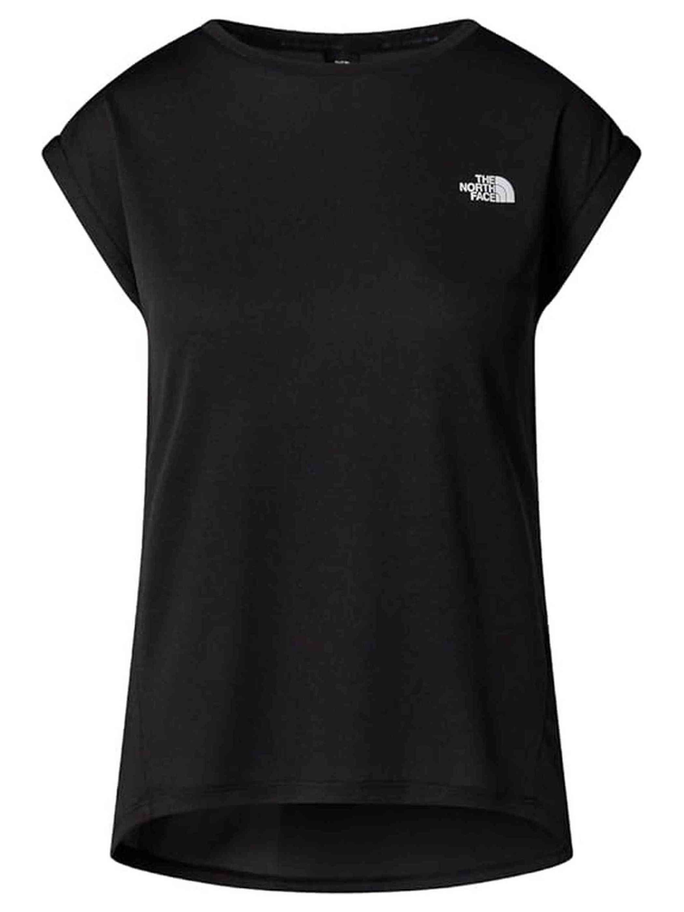 Maglietta di THE NORTH FACE in nero: frontale
