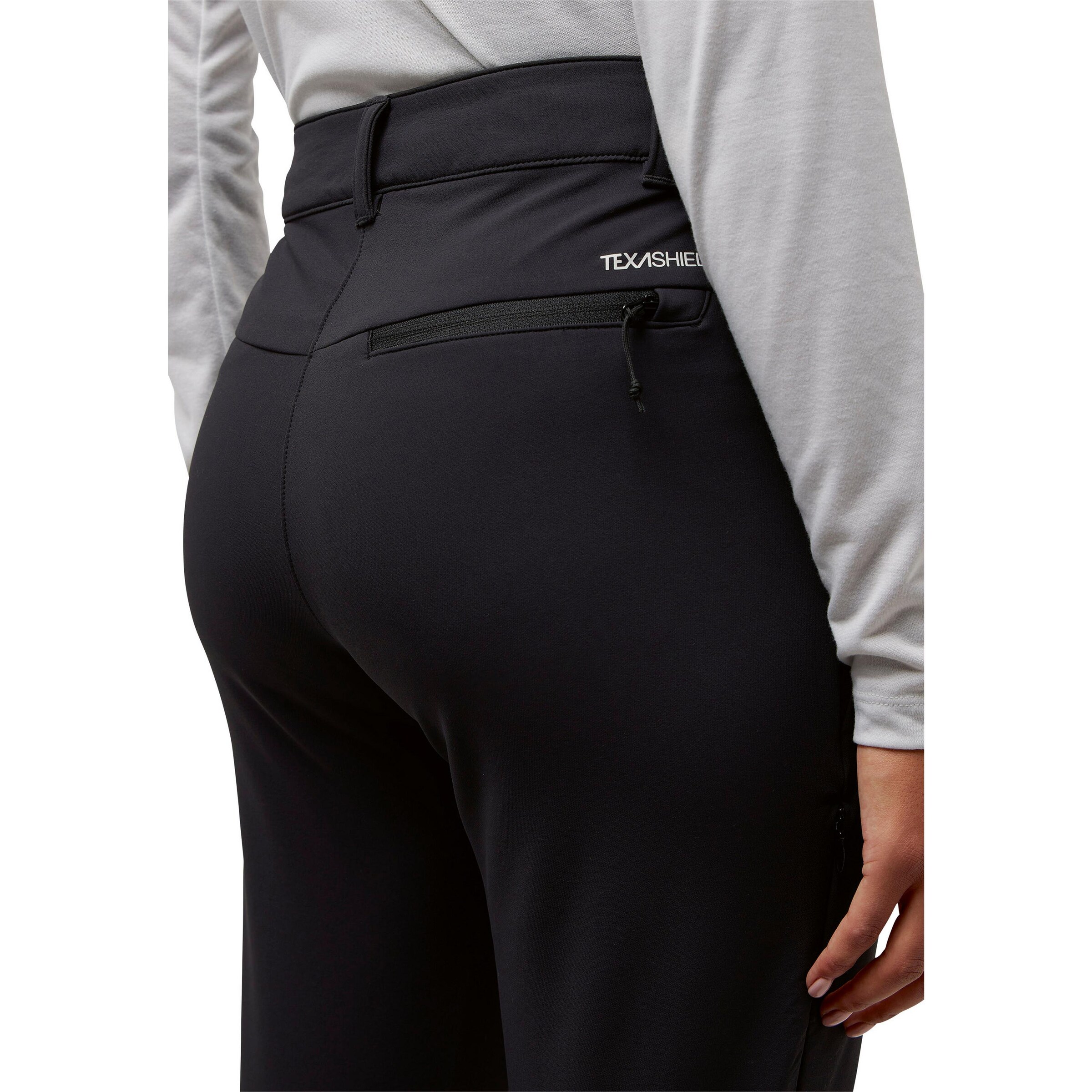 JACK WOLFSKIN Regular Outdoorhose in Schwarz